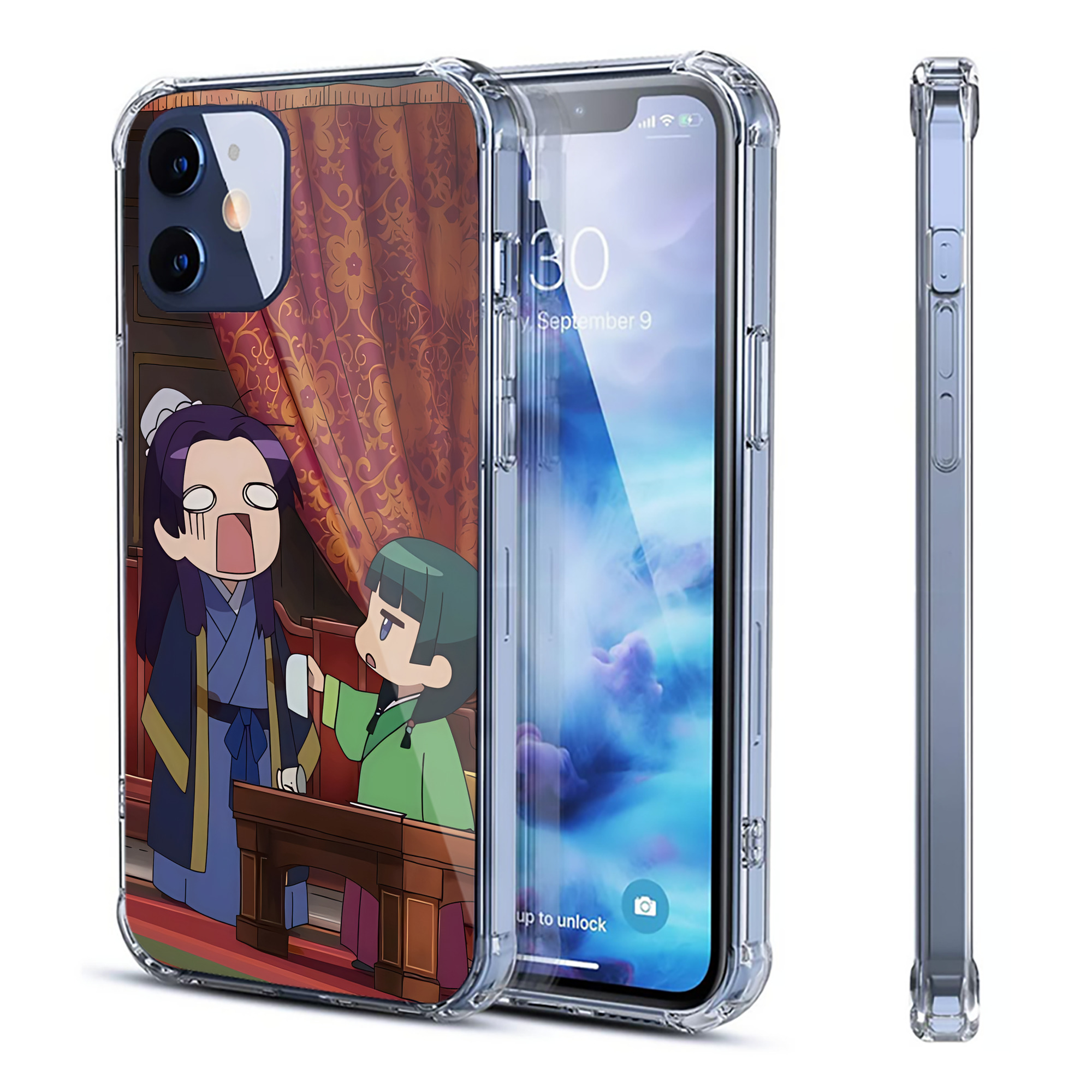 （画像用） 薬屋のひとりごと The Apothecary Diaries 【iPhone 12シリーズ対応】透明スマホケース（クリアソフトケース）